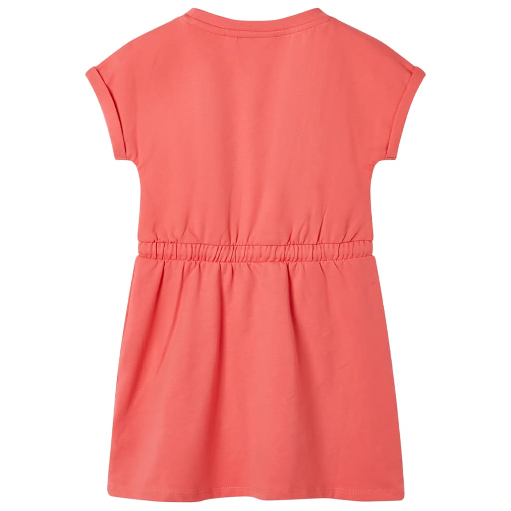 Abito da Bambina con Coulisse Corallo 128