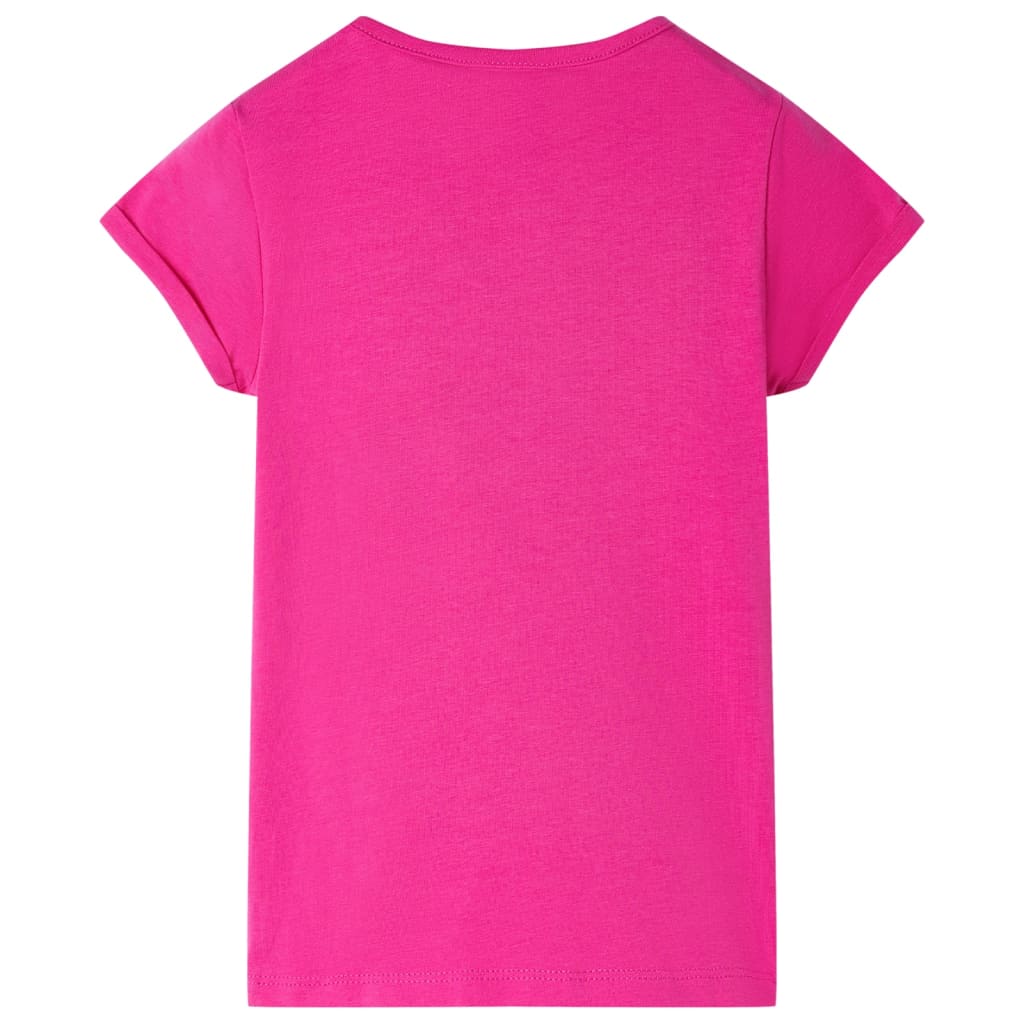 Maglietta da Bambina Rosa Scuro 116