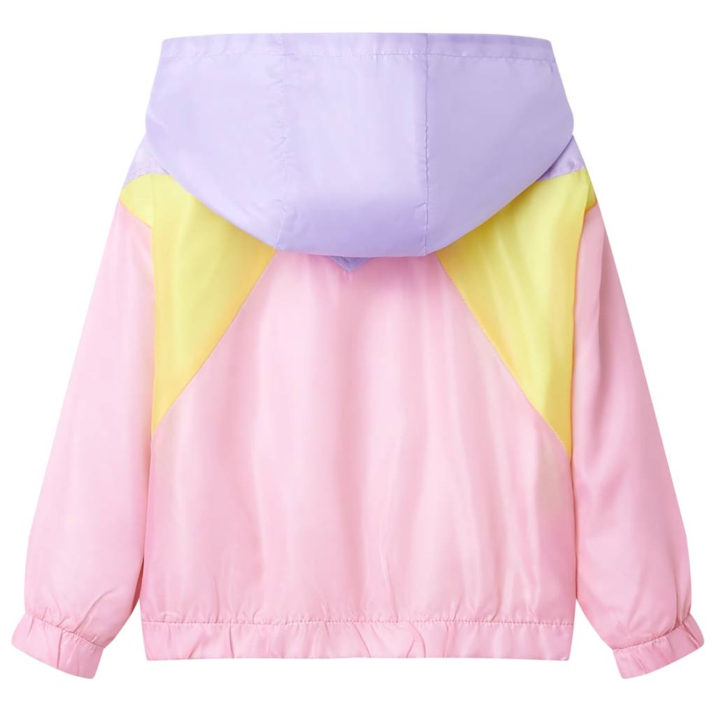 Giacca con Cappuccio e Cerniera da Bambina Multicolore 116