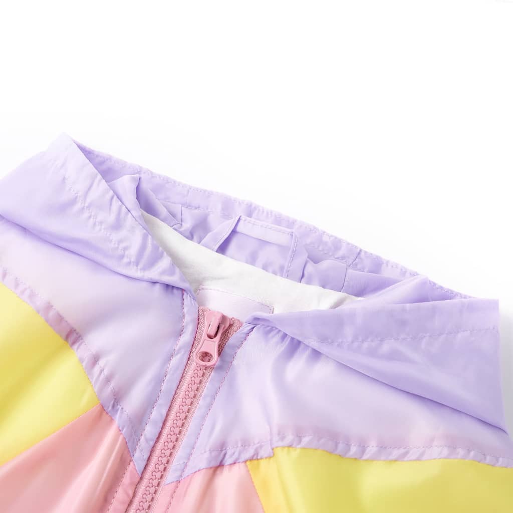 Giacca con Cappuccio e Cerniera da Bambina Multicolore 116