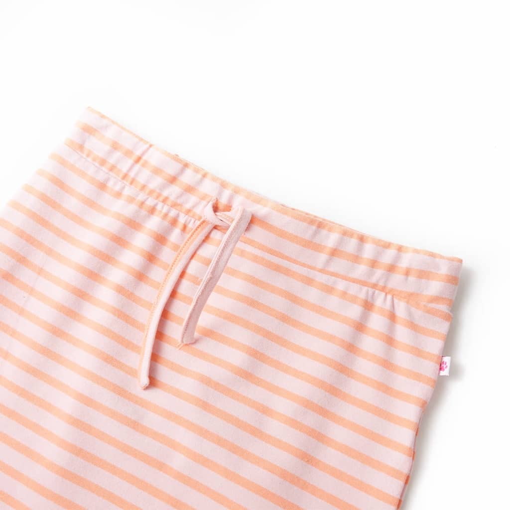 Gonna Dritta da Bambina a Righe Rosa 104