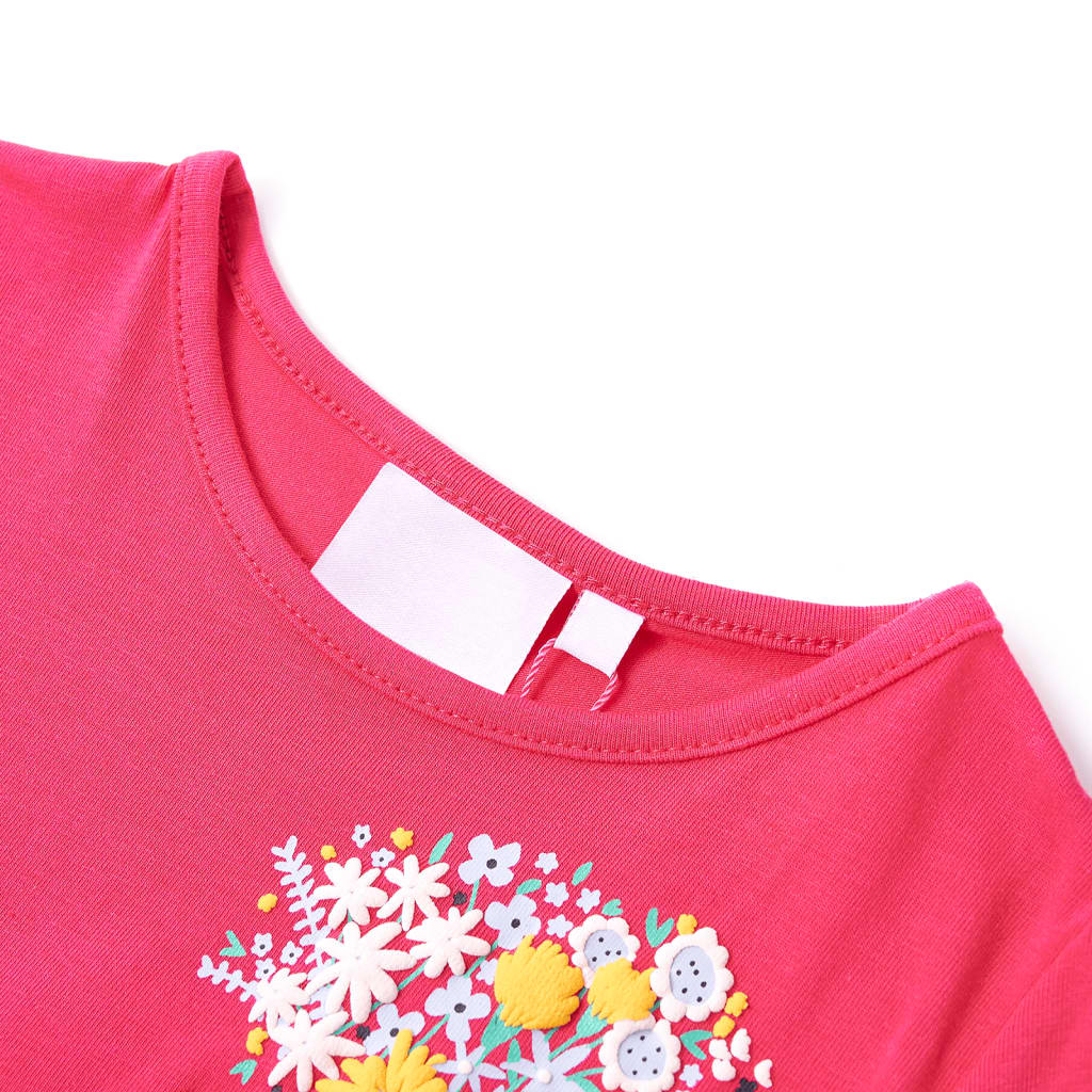 Maglietta da Bambina Fucsia 128