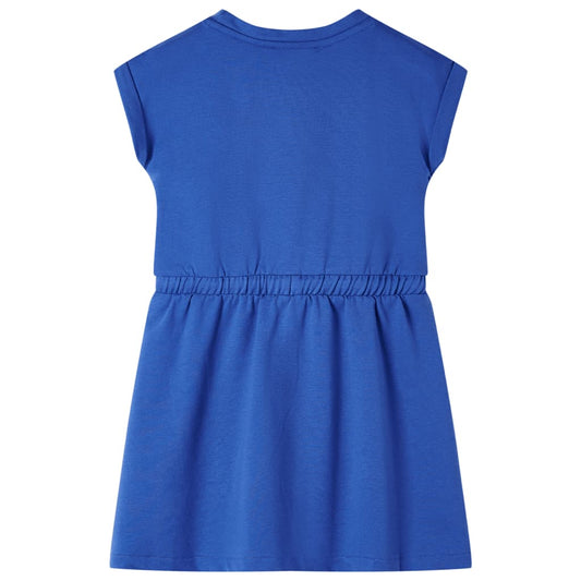 Abito per Bambini con Coulisse Blu Cobalto 104