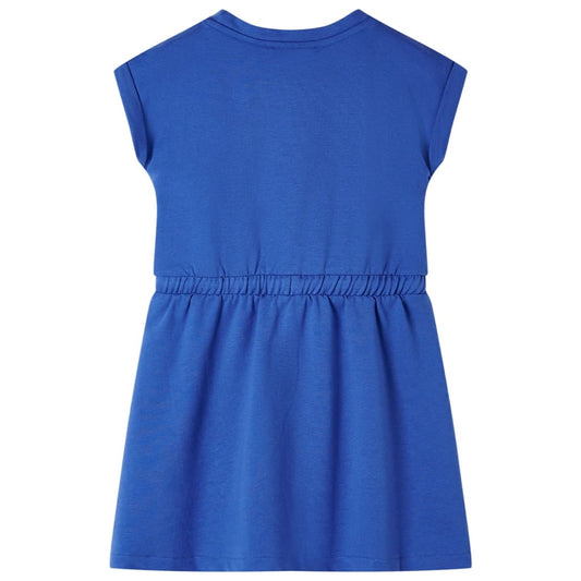 Abito per Bambini con Coulisse Blu Cobalto 128