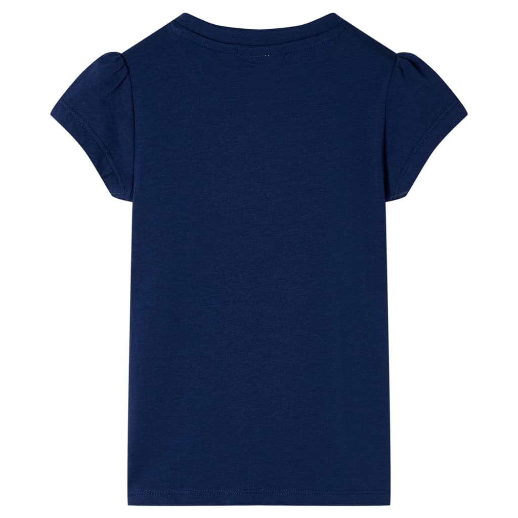 Maglietta da Bambina Blu Marino 104
