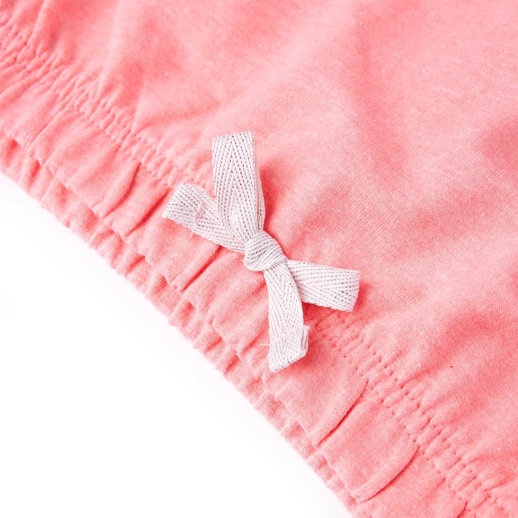 Felpa con Cappuccio da Bambina Rosa Brillante 104