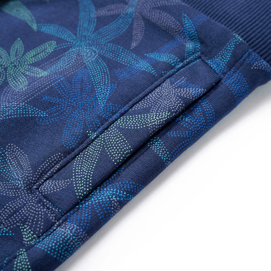 Pantaloncini per Bambini con Coulisse Blu Marino 104