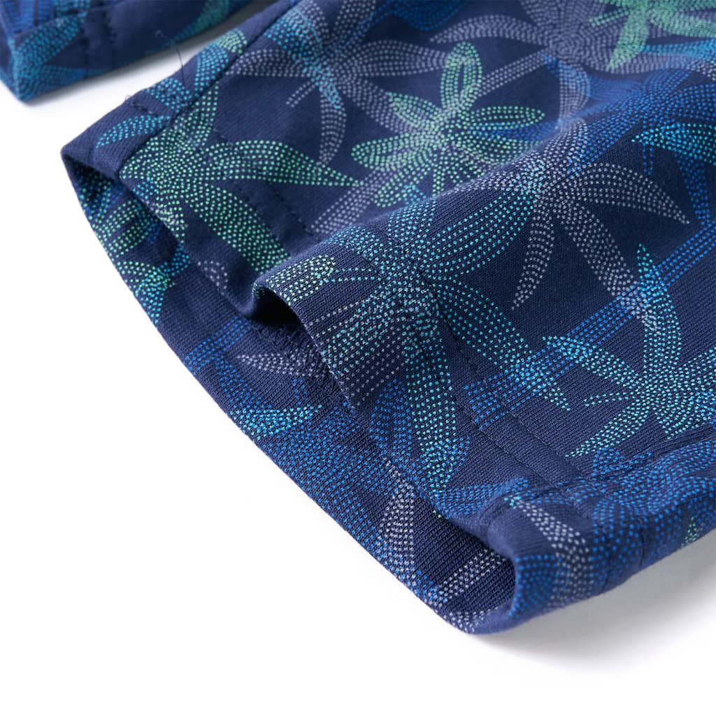 Pantaloncini per Bambini con Coulisse Blu Marino 128