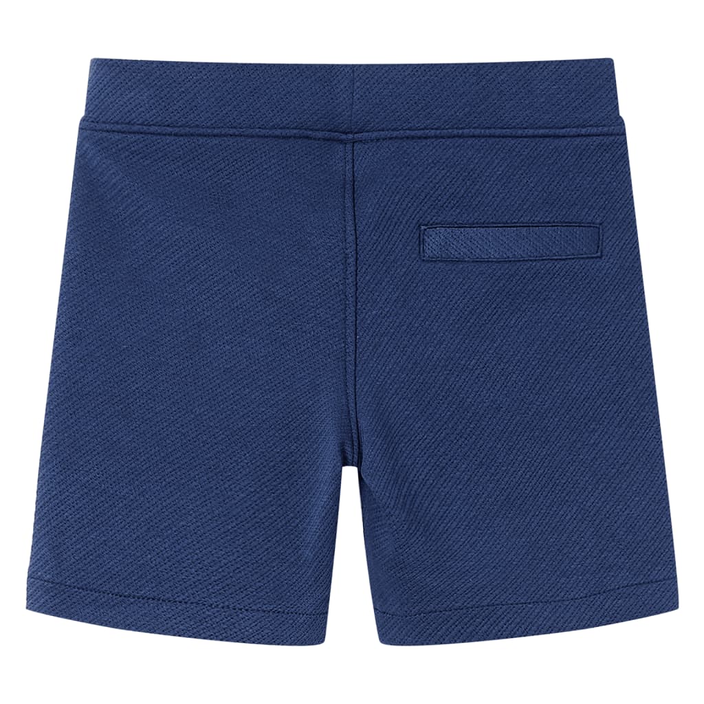 Pantaloncini per Bambini con Coulisse Blu Scuro 128