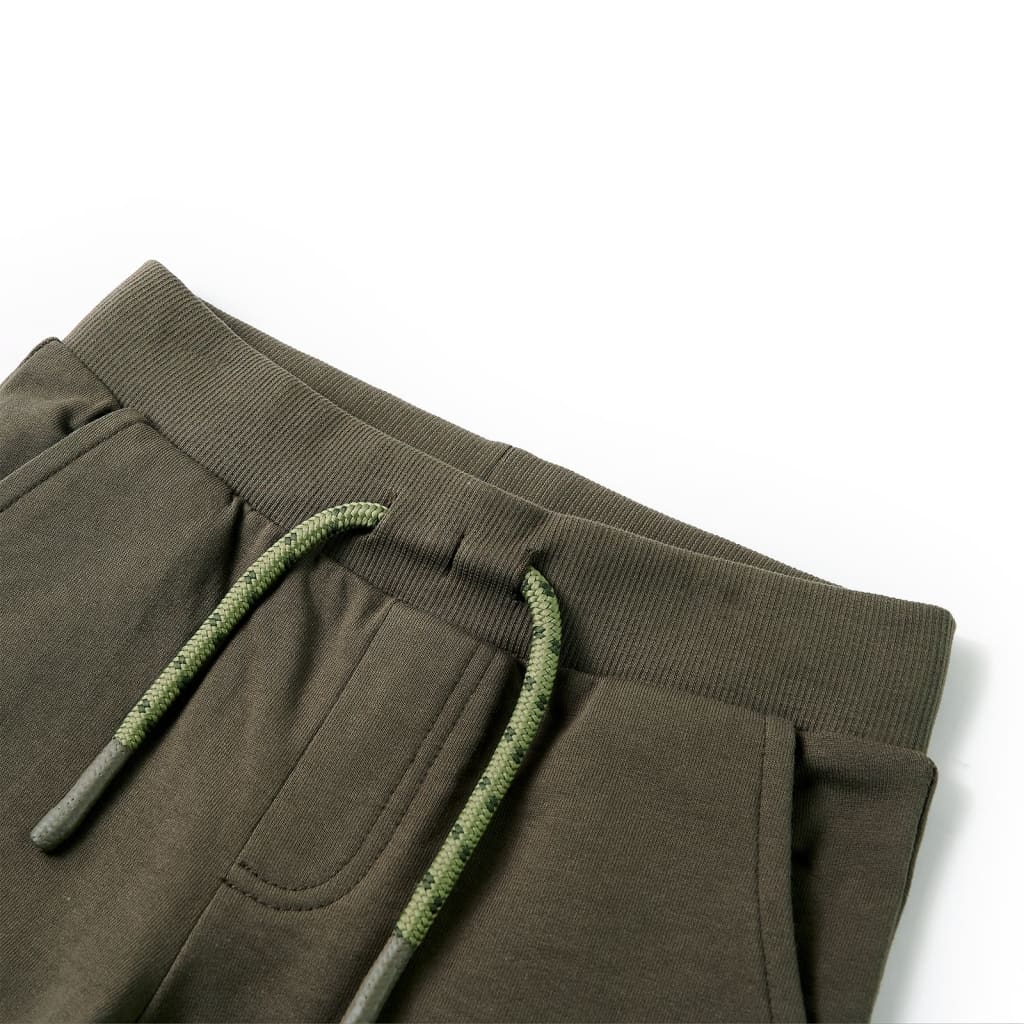 Pantaloncini per Bambini con Coulisse Cachi Scuro 128