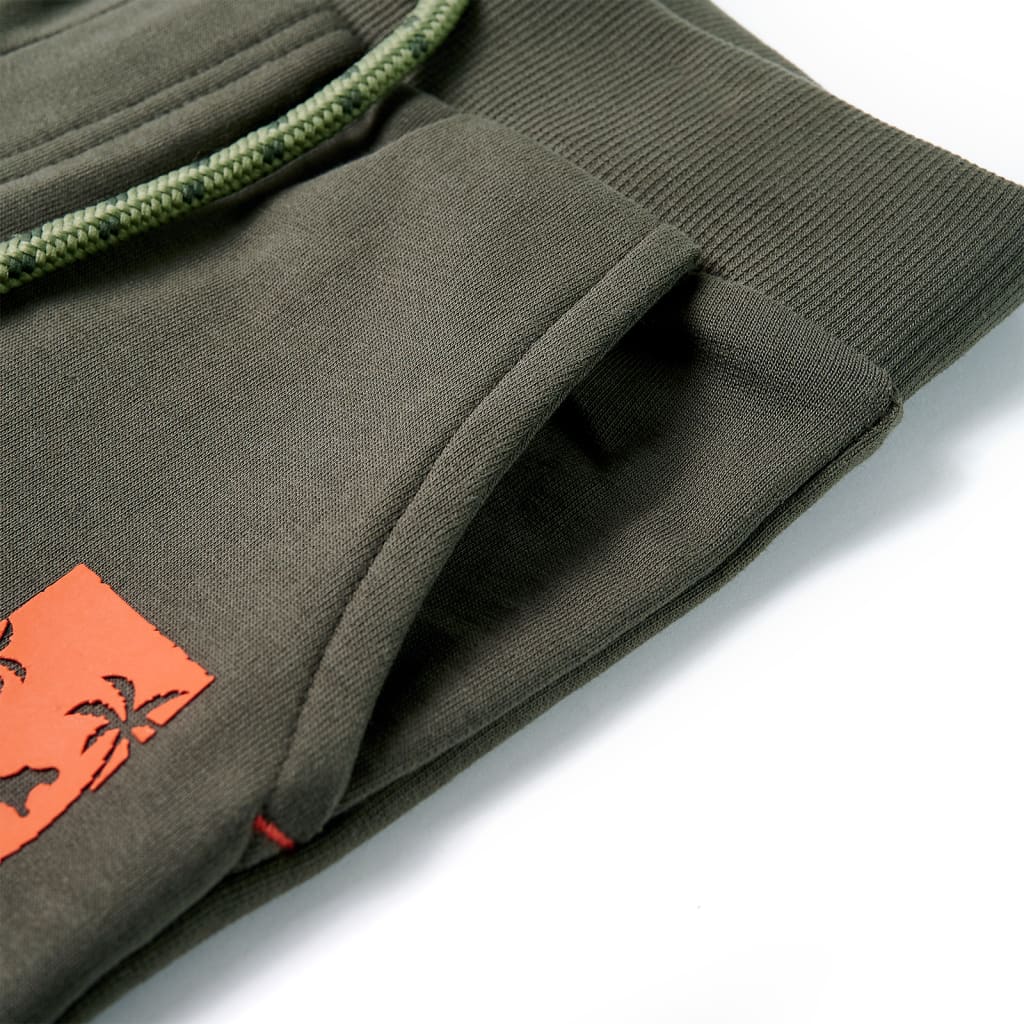 Pantaloncini per Bambini con Coulisse Cachi Scuro 128