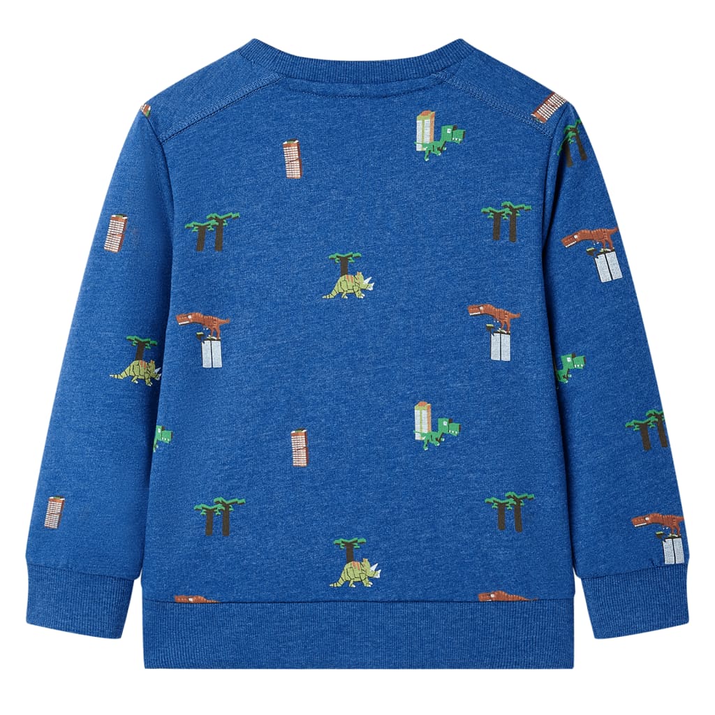 Felpa da Bambino Blu Scuro Mélange 116