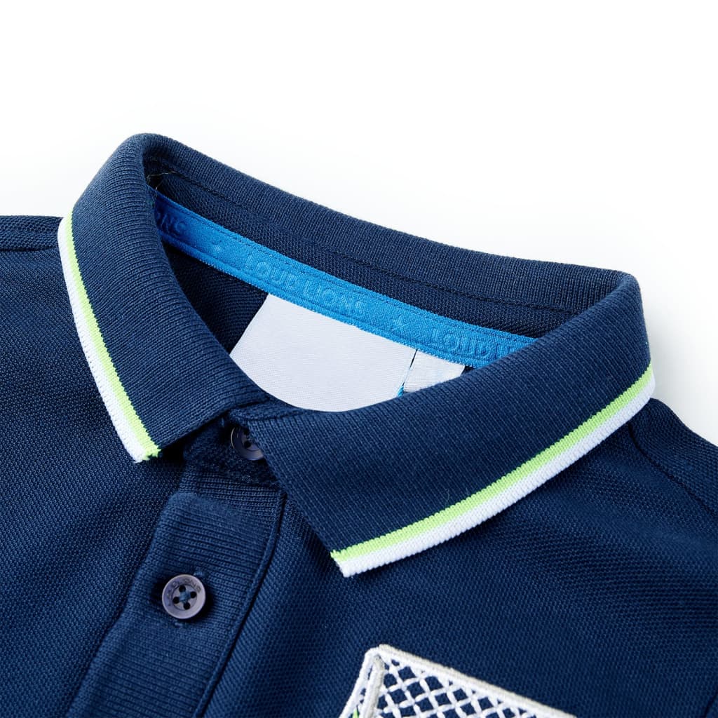 Polo da Bambino Blu Marino 116