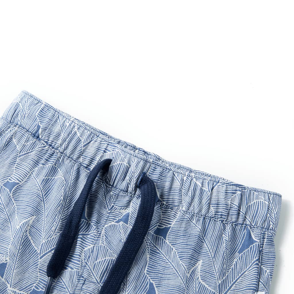 Pantaloncini per Bambini con Coulisse Blu Scuro 104
