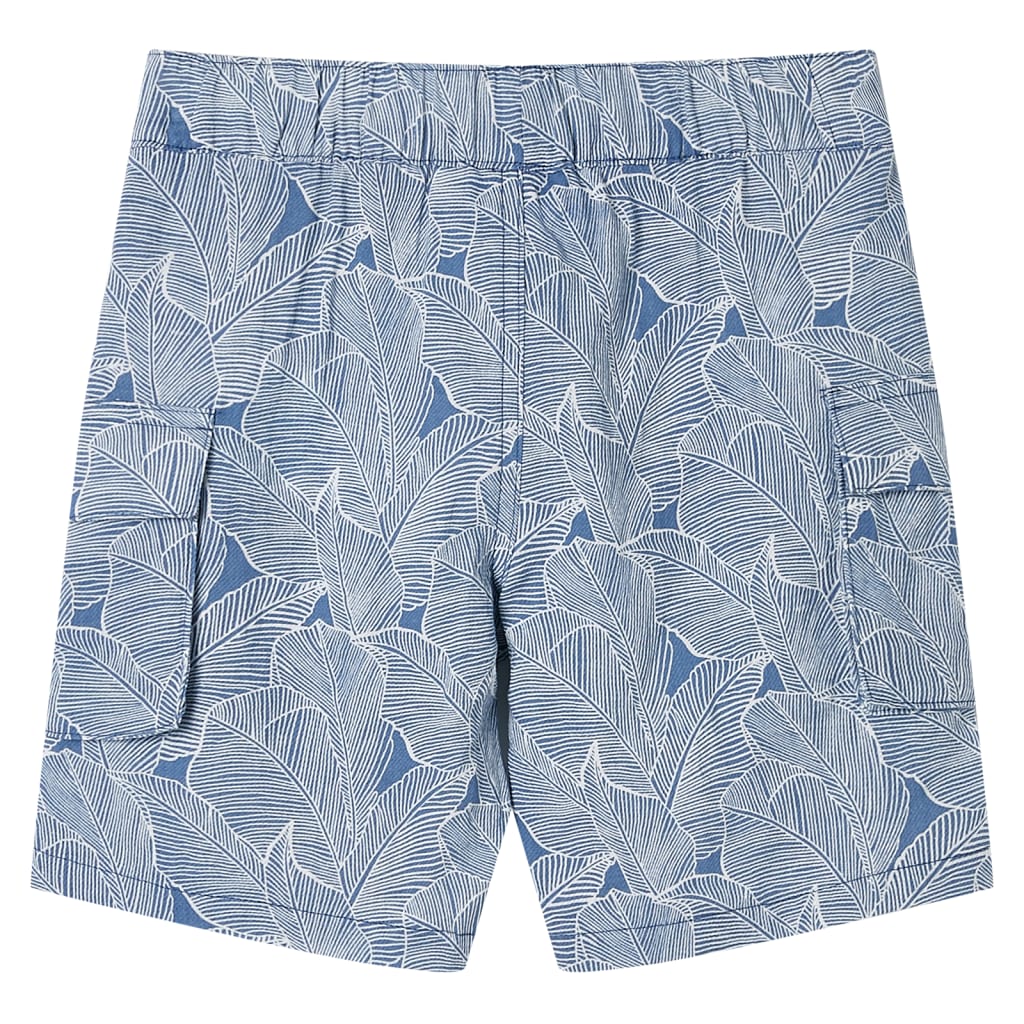Pantaloncini per Bambini con Coulisse Blu Scuro 116