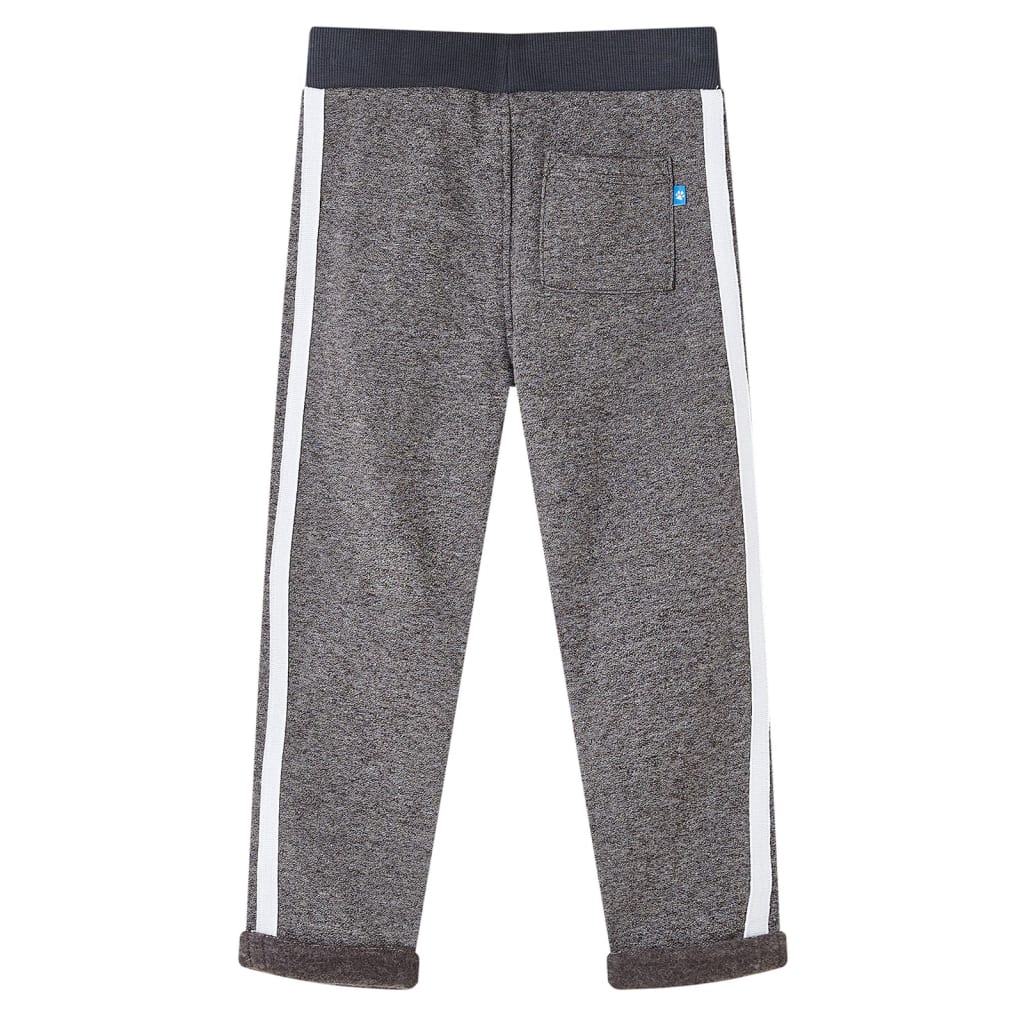 Pantaloni Tuta per Bambini Grigio Scuro Mélange 116