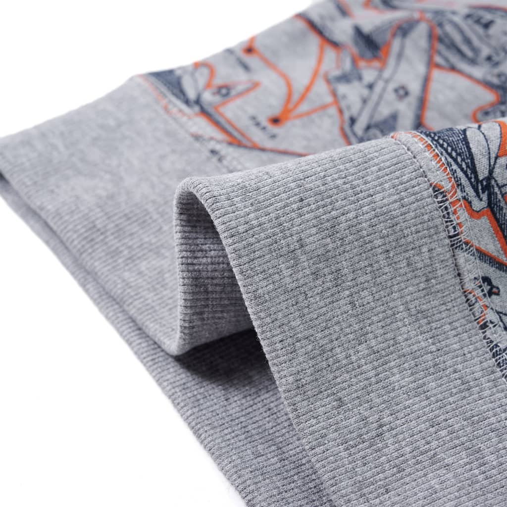 Felpa per Bambini Grigio Mélange 128