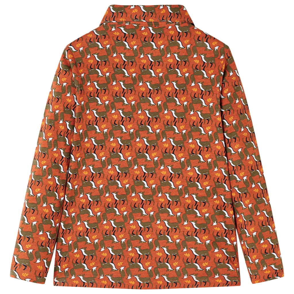 Camicia per Bambini Ruggine Chiaro 104