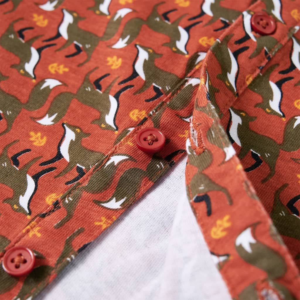 Camicia per Bambini Ruggine Chiaro 104