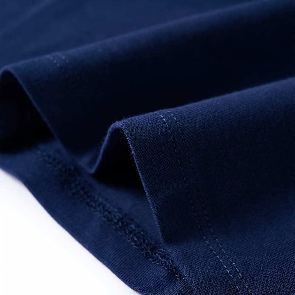 Maglietta da Bambina a Maniche Lunghe Blu Marino 104