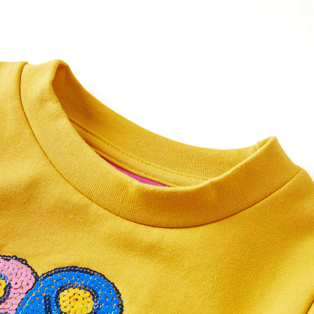Felpa per Bambini Ocra Scuro 104