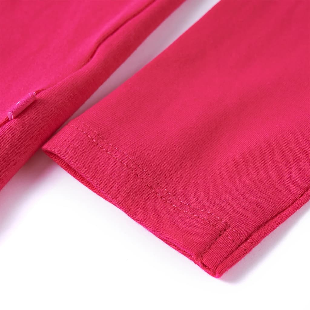 Maglietta da Bambina a Maniche Lunghe Fucsia 116