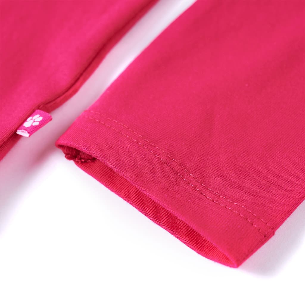 Maglietta da Bambina a Maniche Lunghe Fucsia 104