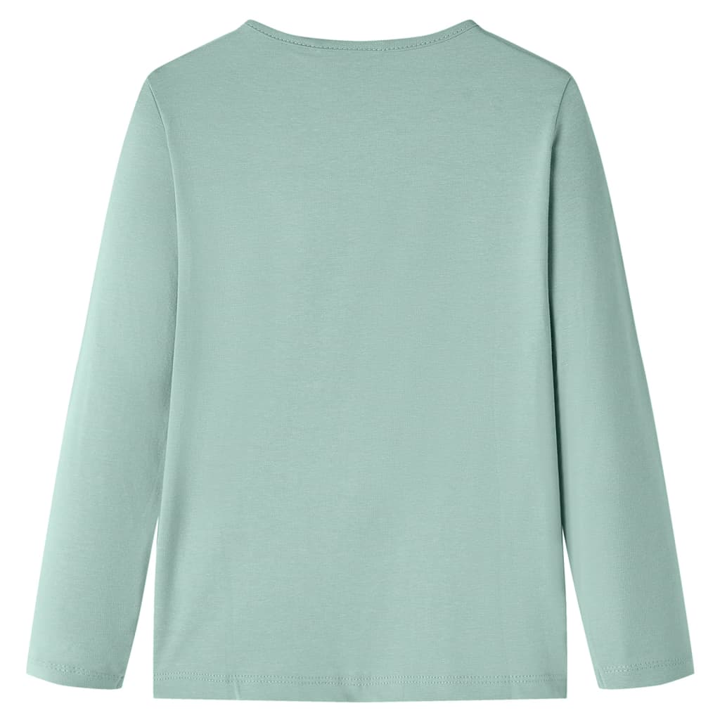 Maglietta da Bambina Maniche Lunghe Menta Medio 116