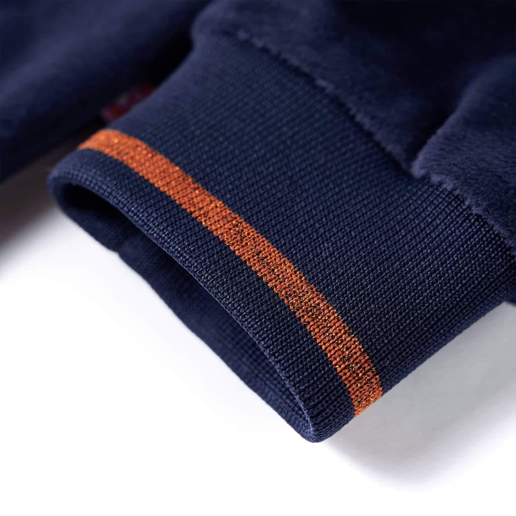 Giacca con Cappuccio da Bambina Blu Marino 116
