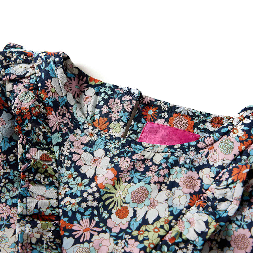 Camicia da Bambina a Maniche Lunghe Blu Scuro 104