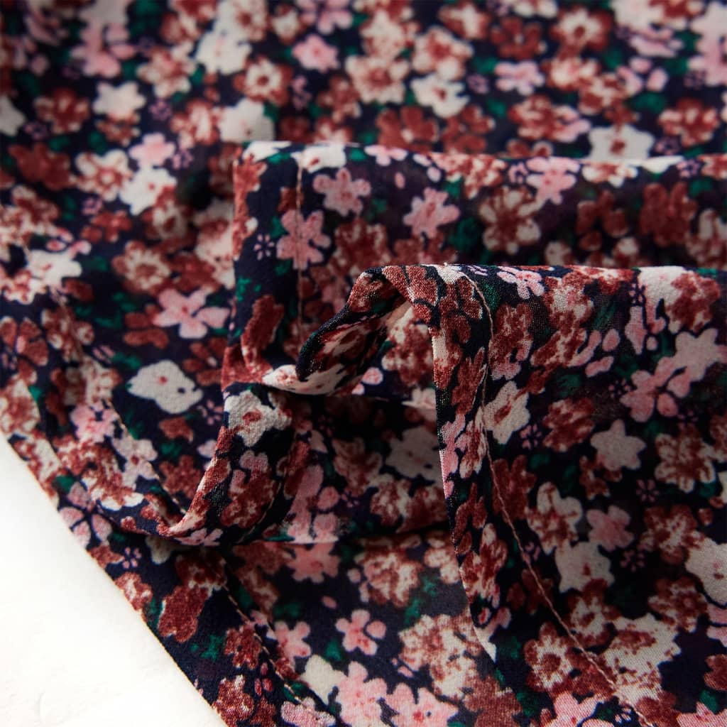 Camicia da Bambina a Maniche Lunghe Rosa Scuro 104