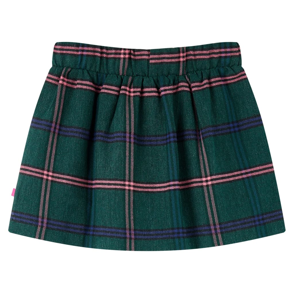 Gonna da Bambina Verde Scuro 104