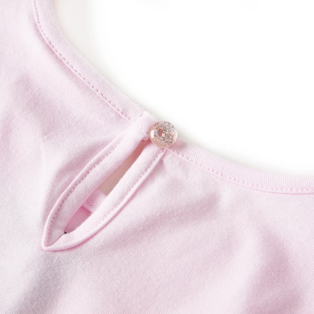 Abito da Bambina con Volant Rosa Chiaro 104