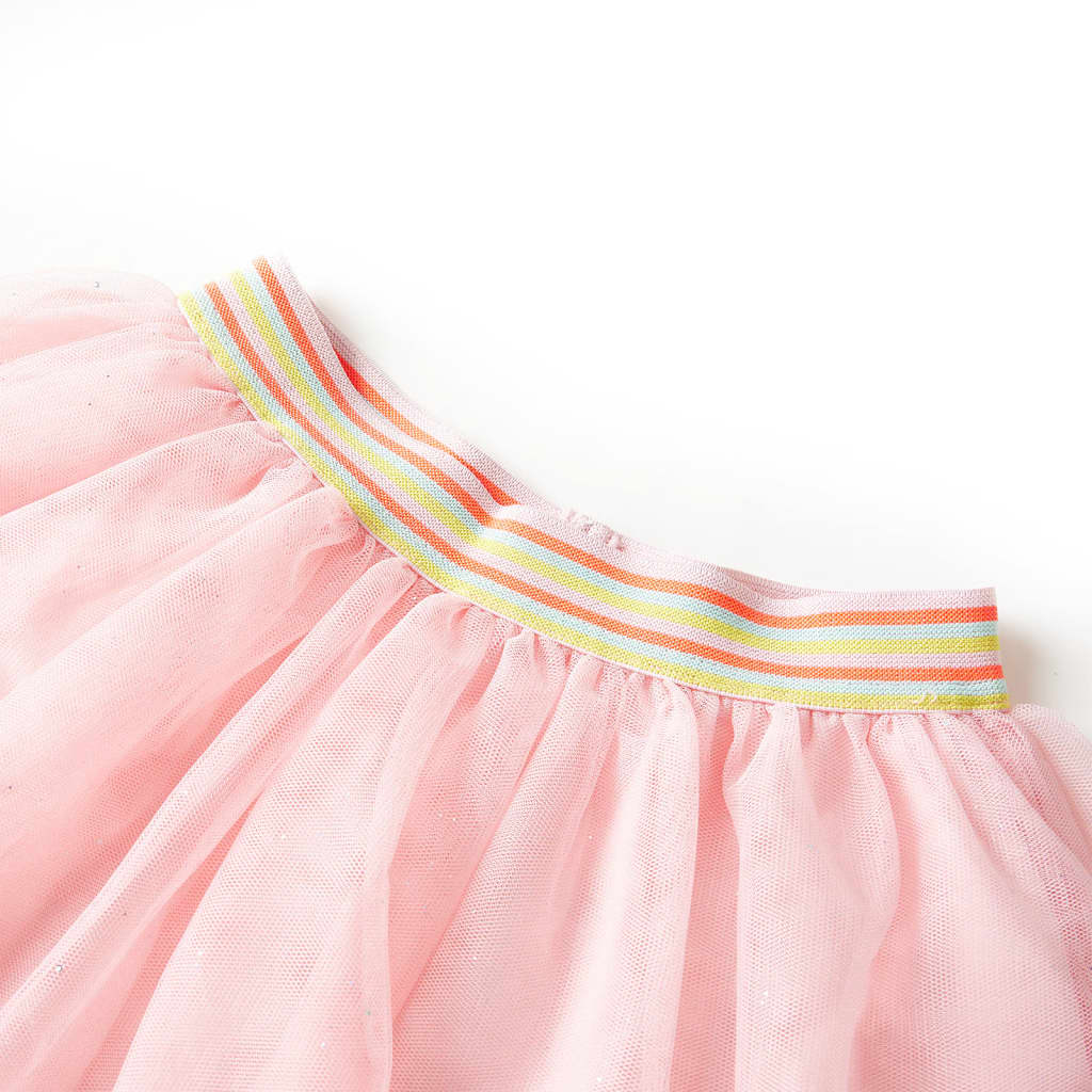 Gonna da Bambina con Tulle Rosa Chiaro 128
