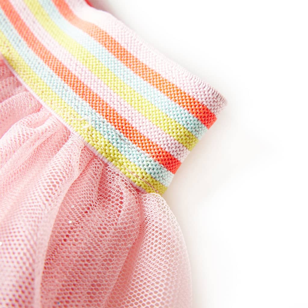 Gonna da Bambina con Tulle Rosa Chiaro 128