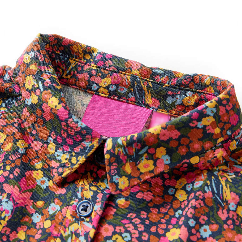 Abito da Bambina a Maniche Lunghe Multicolore 116