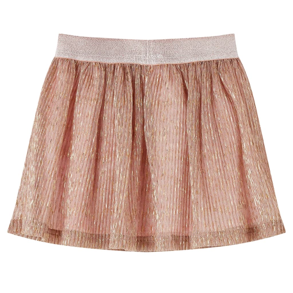 Gonna da Bambina con Brillantini Rosa Tenue 104