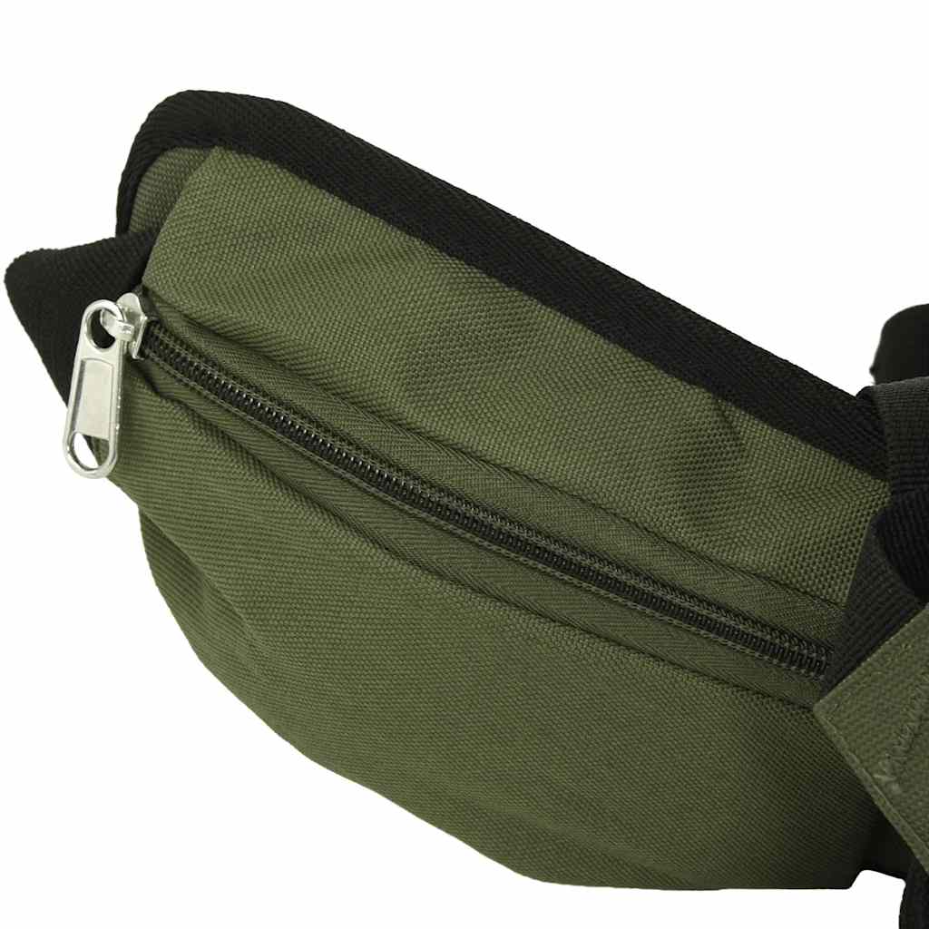 vidaXL Zaino da Trekking Verde Militare 80 L in Tessuto Oxford