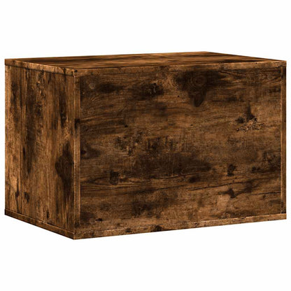 vidaXL Mobiletto per lettiera gatto, 60x40x40 cm, legno multistrato, color rovere affumicato
