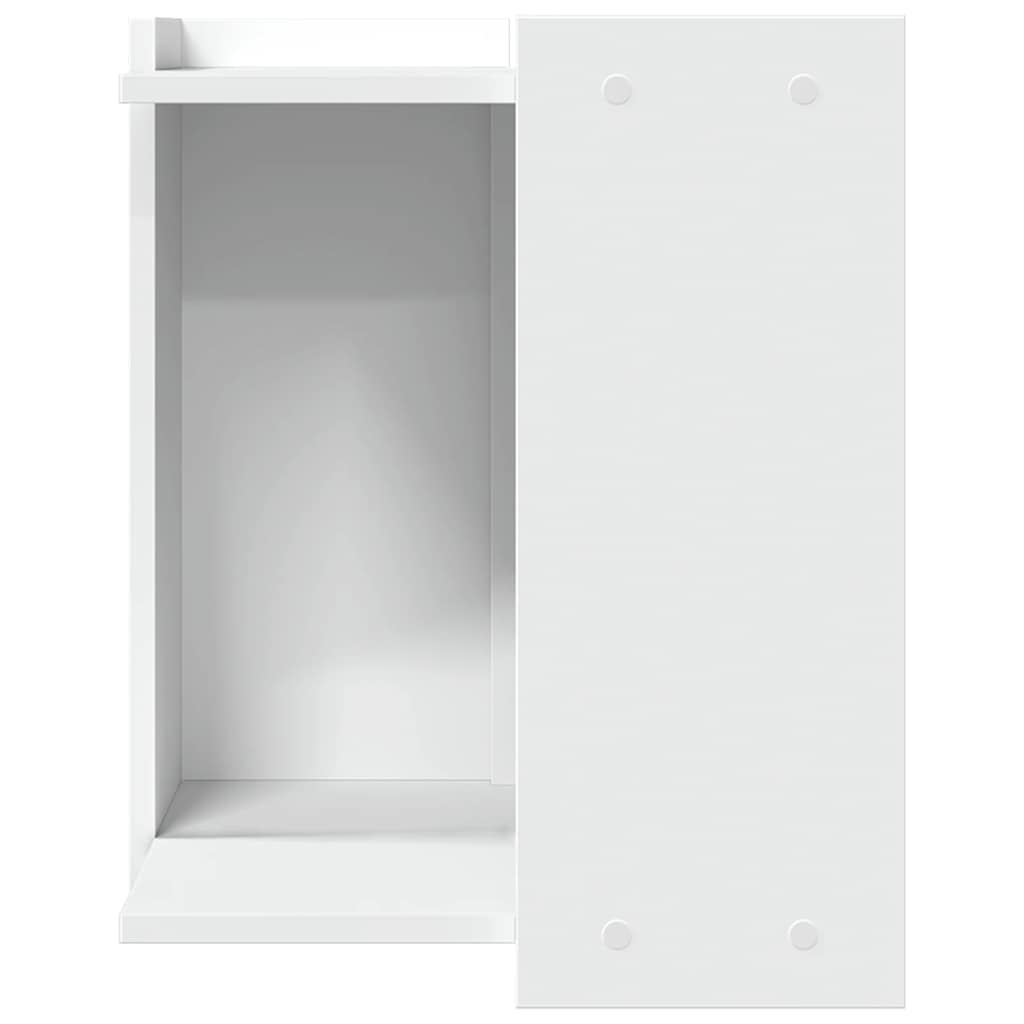 vidaXL Mobile per Lettiera per Gatti, 42x42x51 cm, in Legno Multistrato, Bianco
