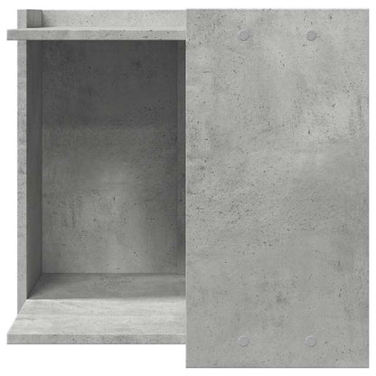 vidaXL Mobile per lettiera per gatti, 53x53x51 cm, in legno multistrato, grigio cemento