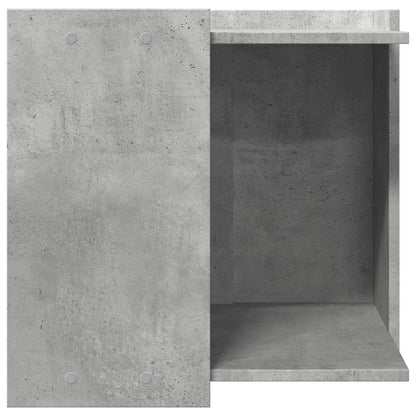 vidaXL Mobile per lettiera per gatti, 53x53x51 cm, in legno multistrato, grigio cemento