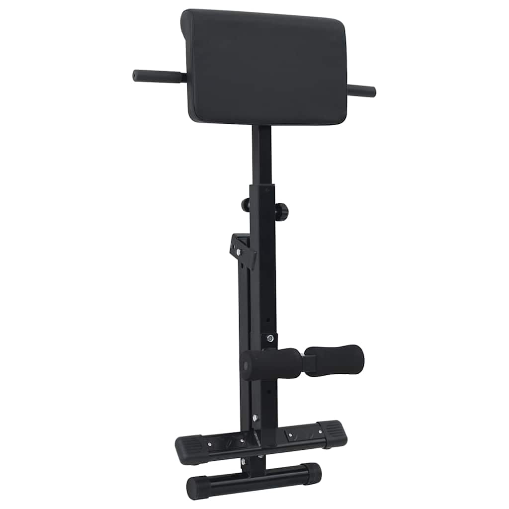 vidaXL Panca per iperestensioni Nero 100,5 x 70 x 78 cm