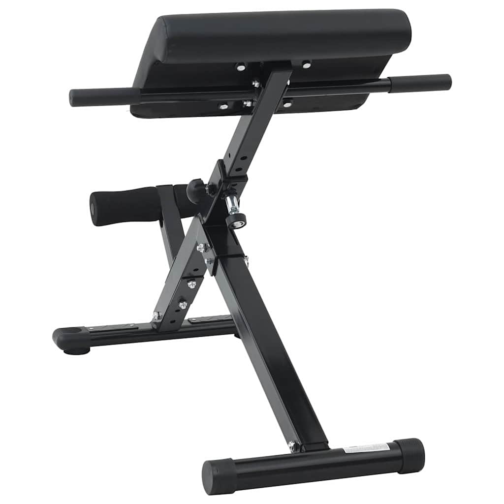 vidaXL Panca per iperestensioni Nero 100,5 x 70 x 78 cm