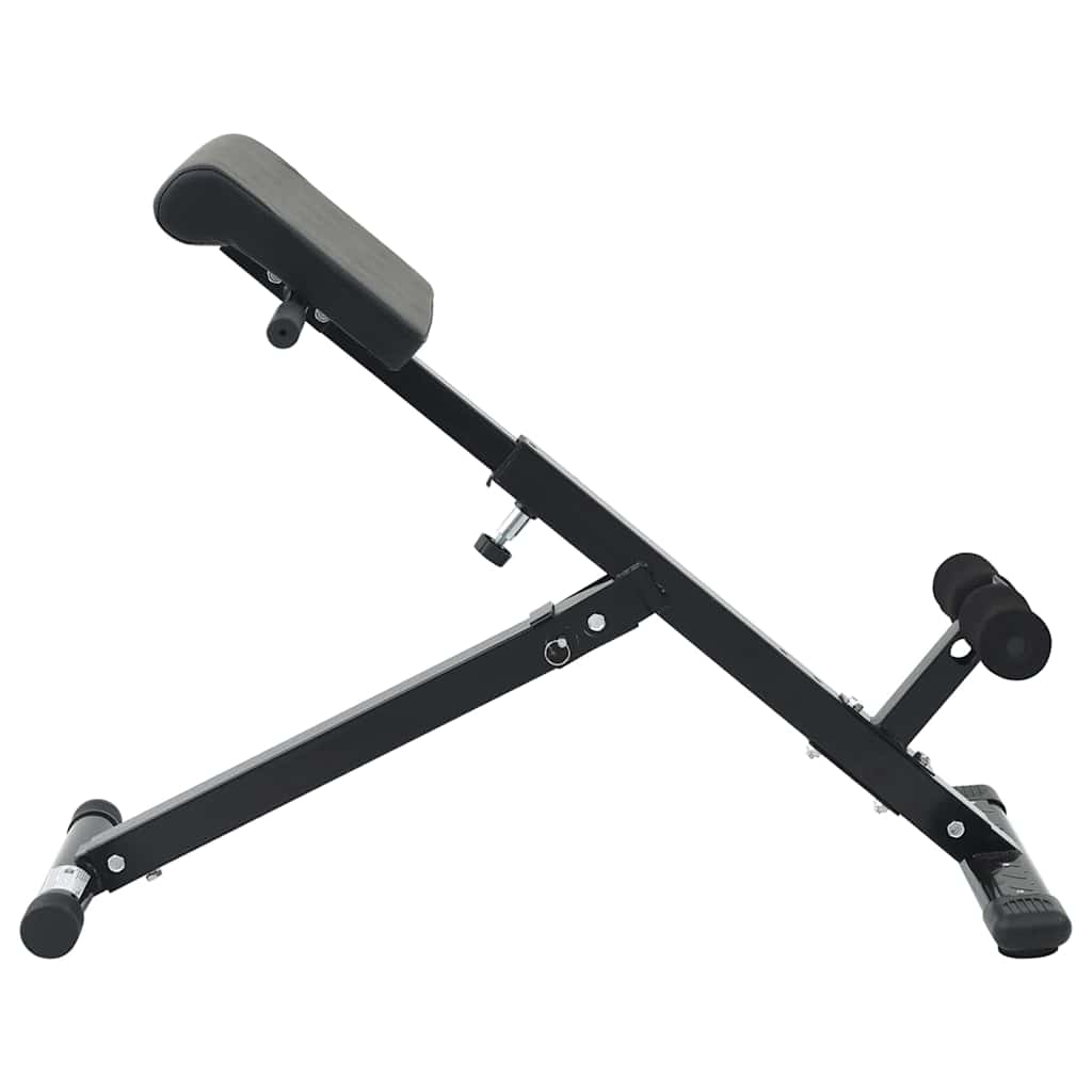 vidaXL Panca per iperestensioni Nero 100,5 x 70 x 78 cm