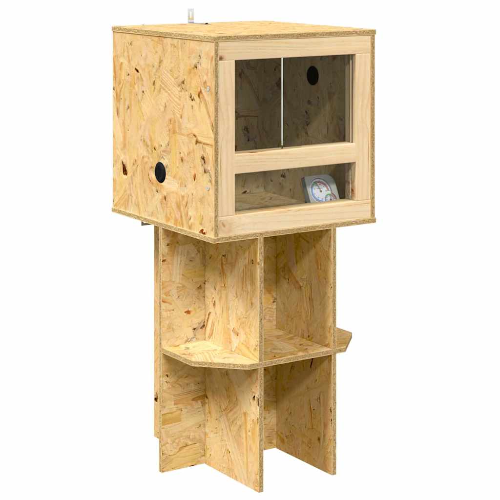 vidaXL Terrario, Marrone, 40 x 40 x 90 cm, OSB
