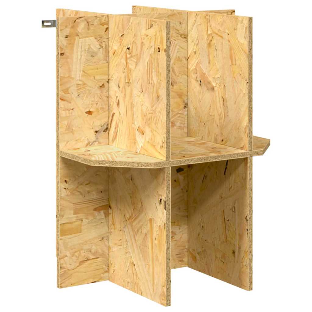 vidaXL Terrario, Marrone, 40 x 40 x 90 cm, OSB