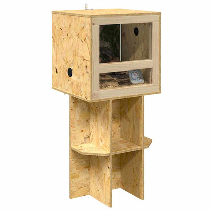 vidaXL Terrario, Marrone, 40 x 40 x 90 cm, OSB