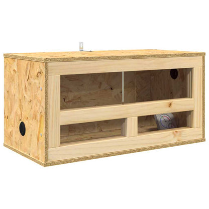 vidaXL Terrario, Marrone, 60 x 30 x 80 cm, OSB