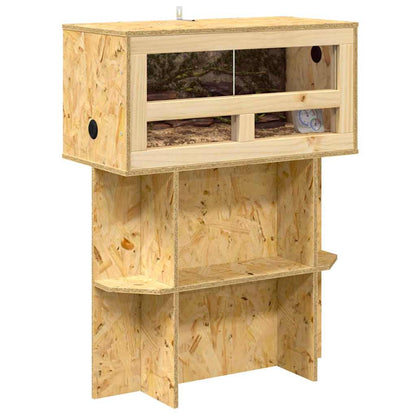 vidaXL Terrario, Marrone, 60 x 30 x 80 cm, OSB